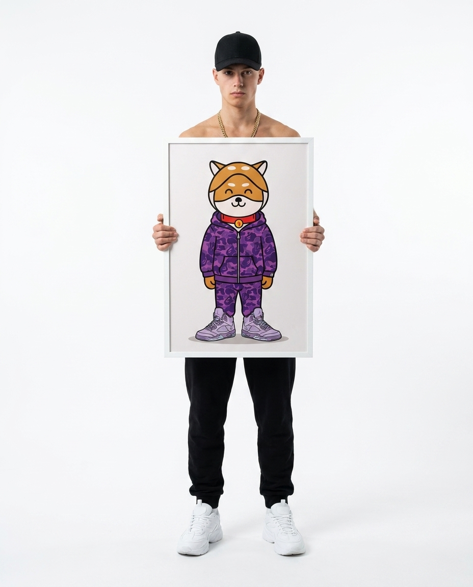 Inu Inu Framed Poster