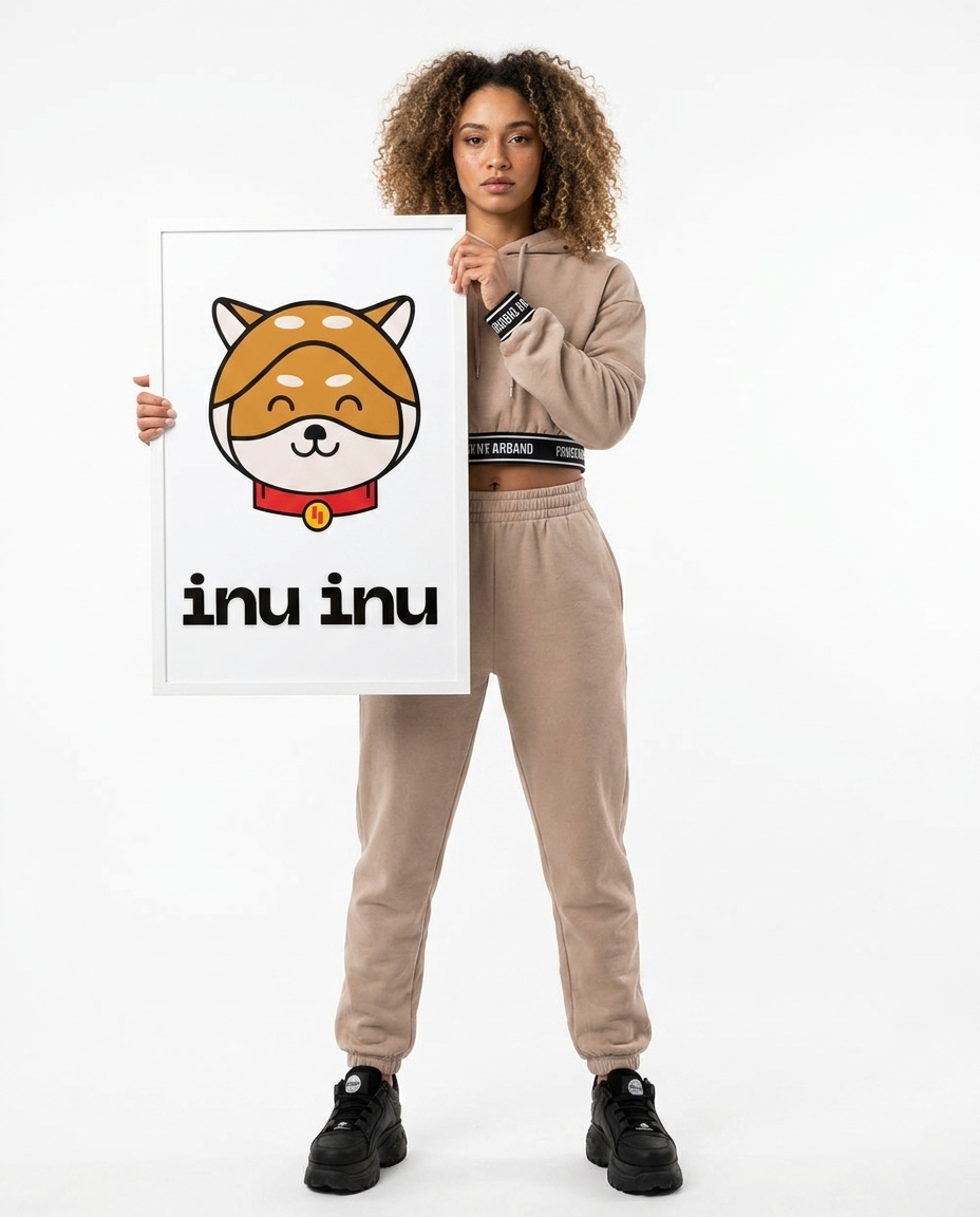 Inu Inu Framed Poster V2
