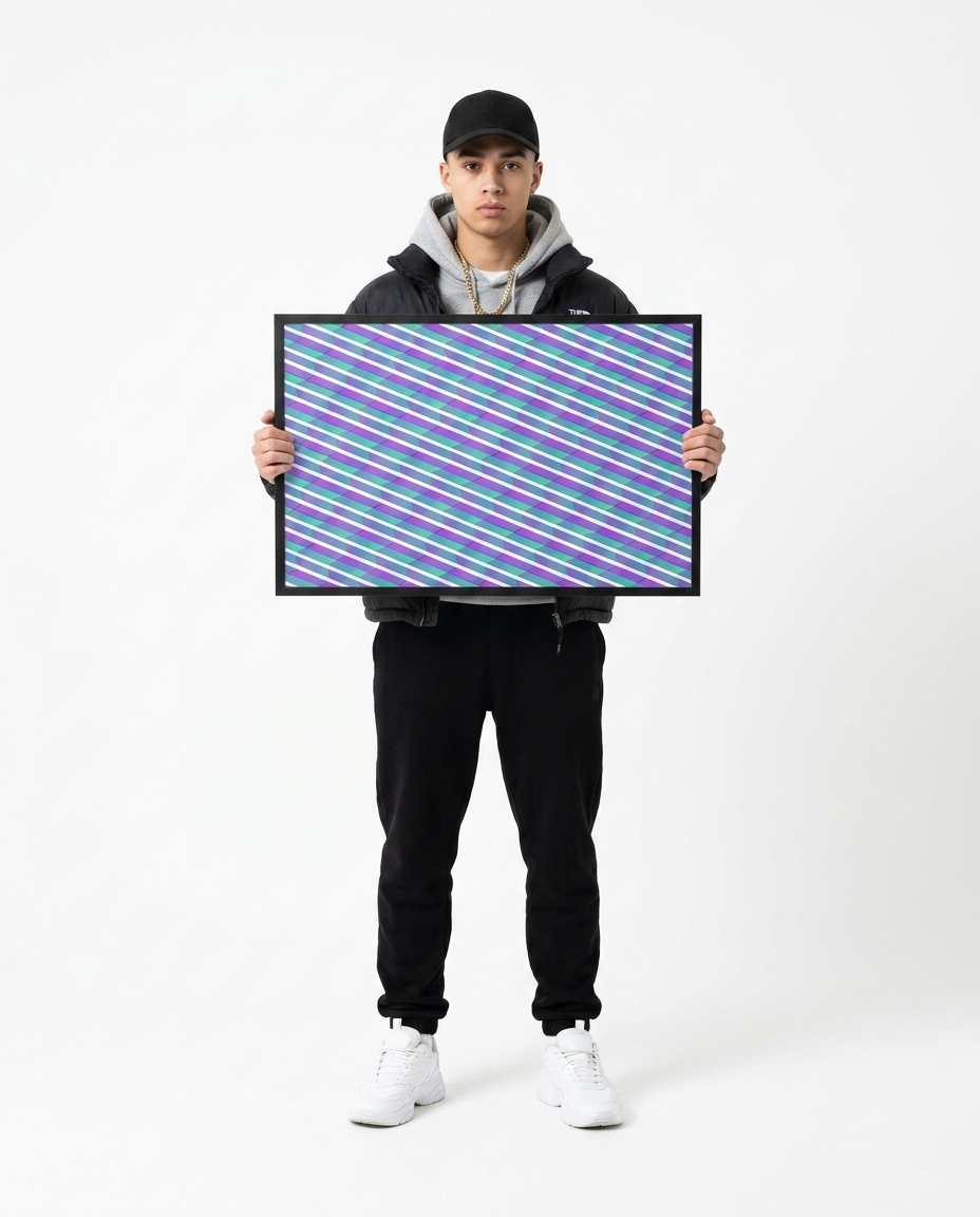Solana Framed Logo Collage Poster